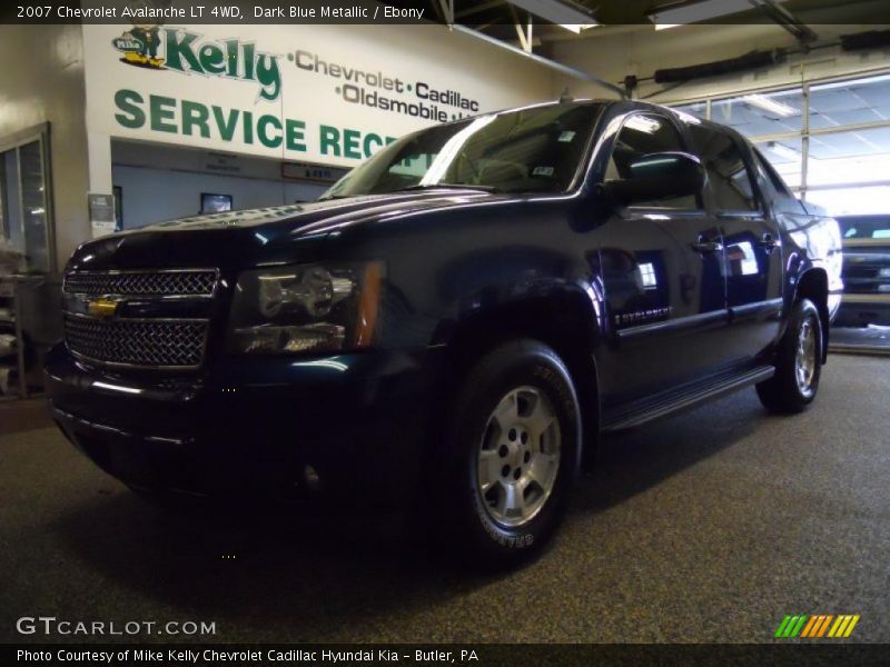 Dark Blue Metallic / Ebony 2007 Chevrolet Avalanche LT 4WD
