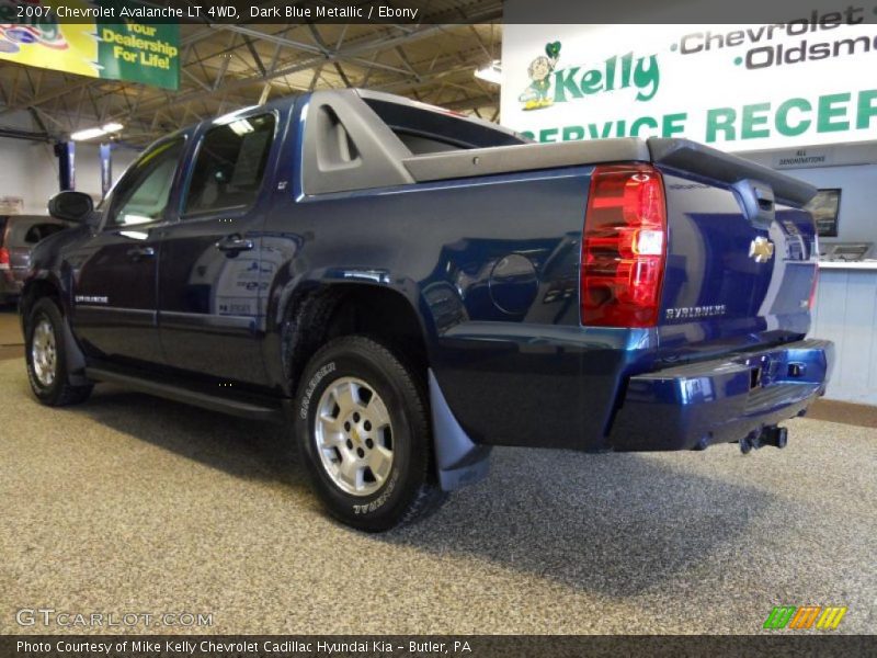 Dark Blue Metallic / Ebony 2007 Chevrolet Avalanche LT 4WD