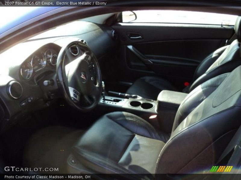 Electric Blue Metallic / Ebony 2007 Pontiac G6 GT Coupe