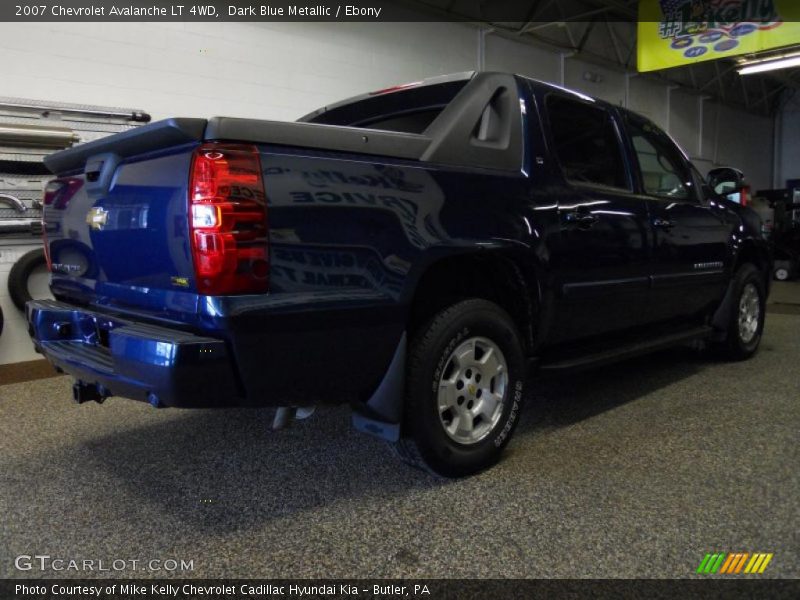 Dark Blue Metallic / Ebony 2007 Chevrolet Avalanche LT 4WD