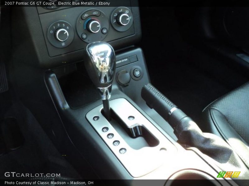 Electric Blue Metallic / Ebony 2007 Pontiac G6 GT Coupe