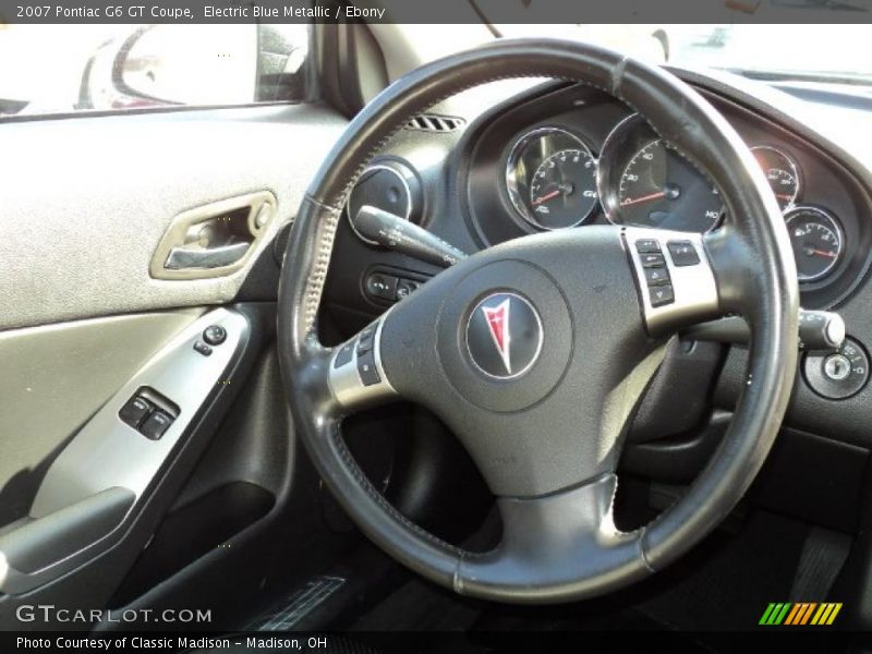 Electric Blue Metallic / Ebony 2007 Pontiac G6 GT Coupe