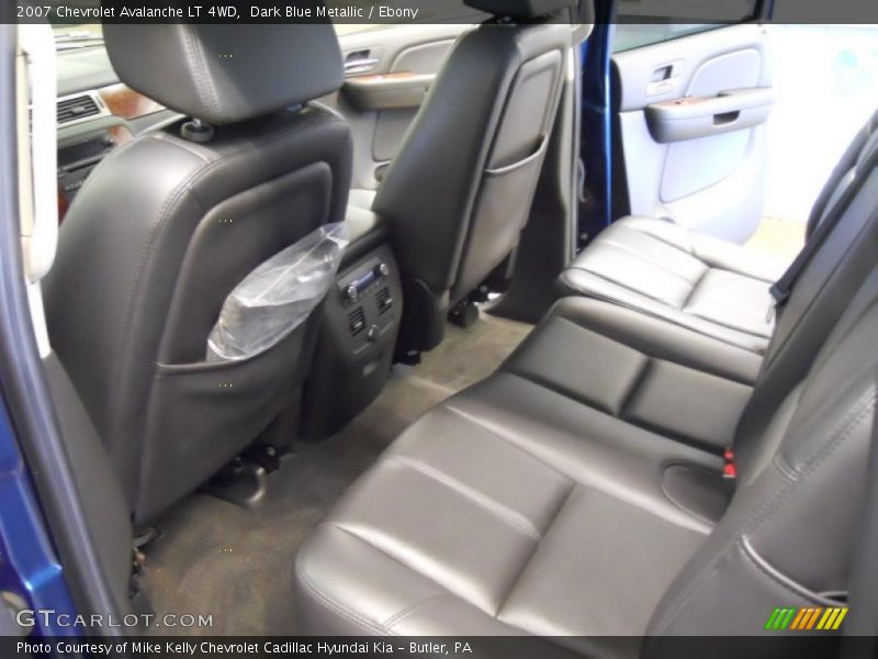 Dark Blue Metallic / Ebony 2007 Chevrolet Avalanche LT 4WD