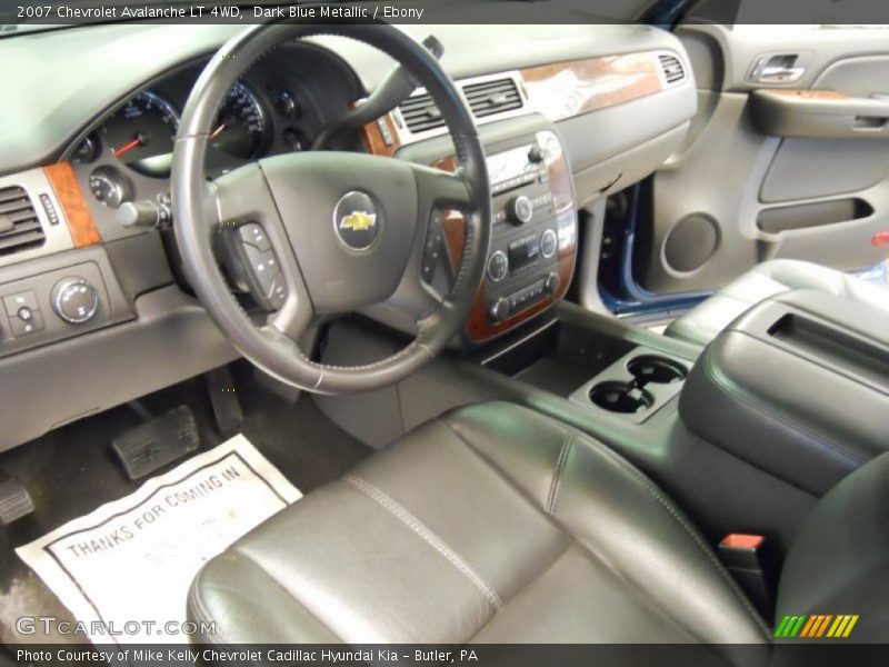 Dark Blue Metallic / Ebony 2007 Chevrolet Avalanche LT 4WD