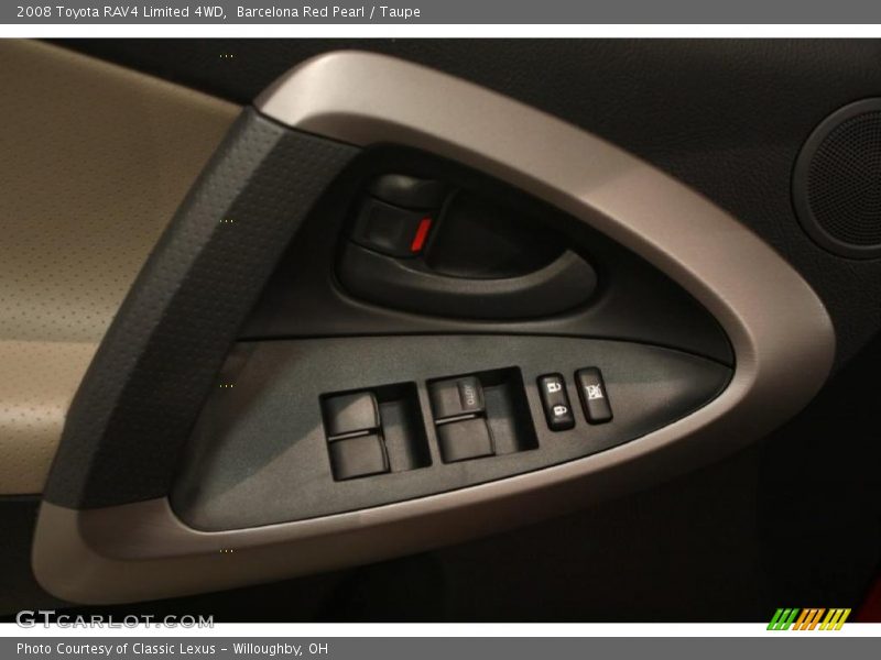Barcelona Red Pearl / Taupe 2008 Toyota RAV4 Limited 4WD