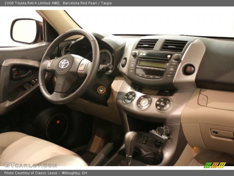 Barcelona Red Pearl / Taupe 2008 Toyota RAV4 Limited 4WD