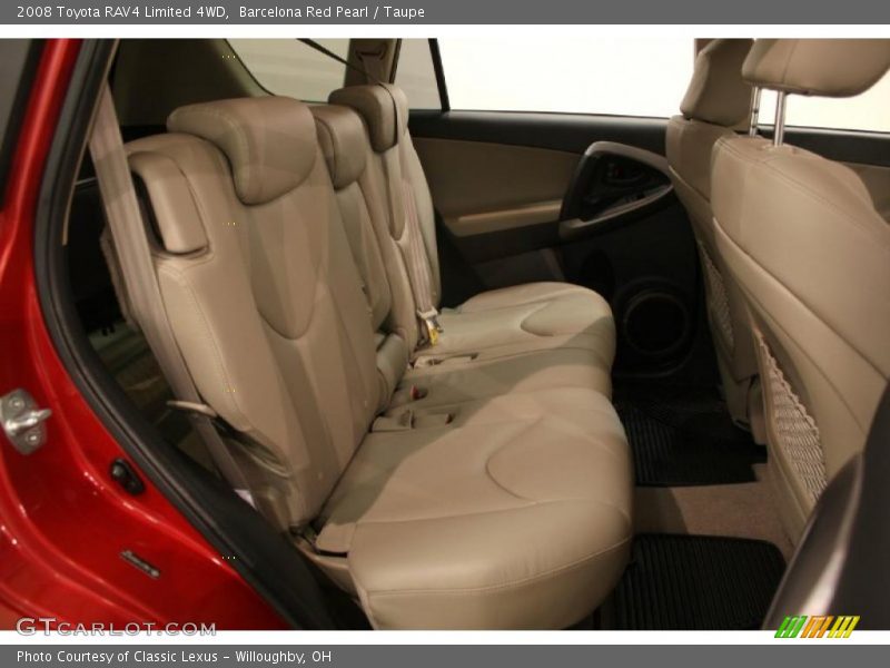 Barcelona Red Pearl / Taupe 2008 Toyota RAV4 Limited 4WD