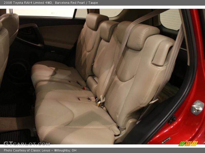 Barcelona Red Pearl / Taupe 2008 Toyota RAV4 Limited 4WD