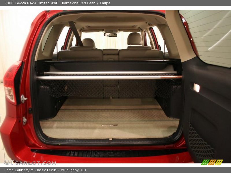 Barcelona Red Pearl / Taupe 2008 Toyota RAV4 Limited 4WD