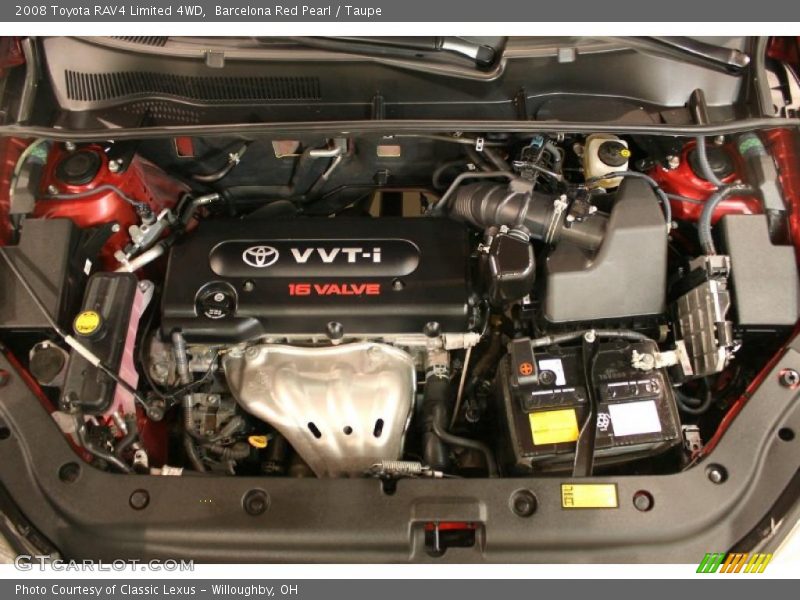 Barcelona Red Pearl / Taupe 2008 Toyota RAV4 Limited 4WD