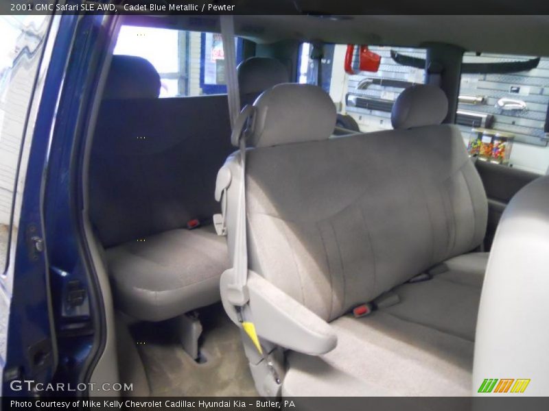 Cadet Blue Metallic / Pewter 2001 GMC Safari SLE AWD