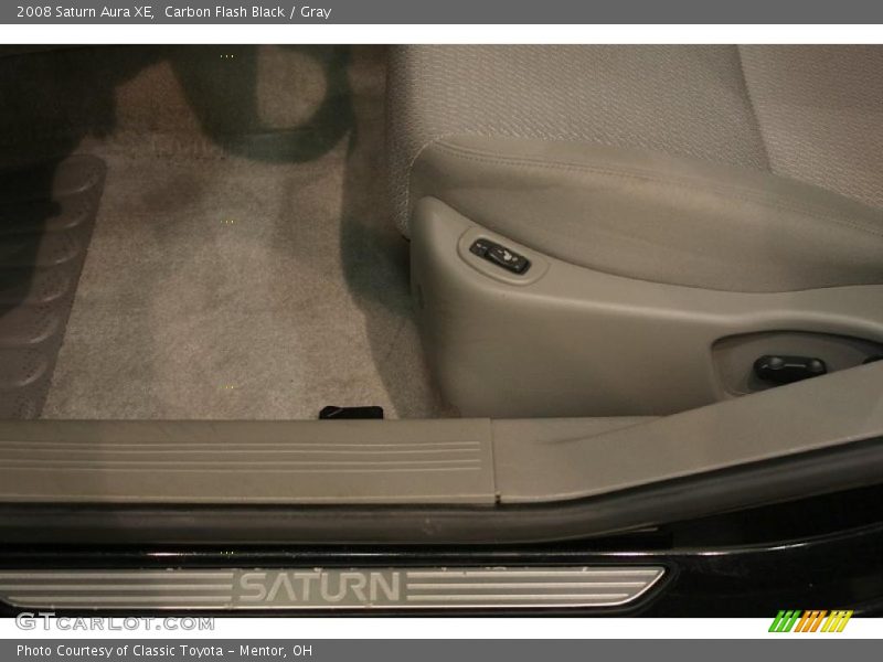 Carbon Flash Black / Gray 2008 Saturn Aura XE