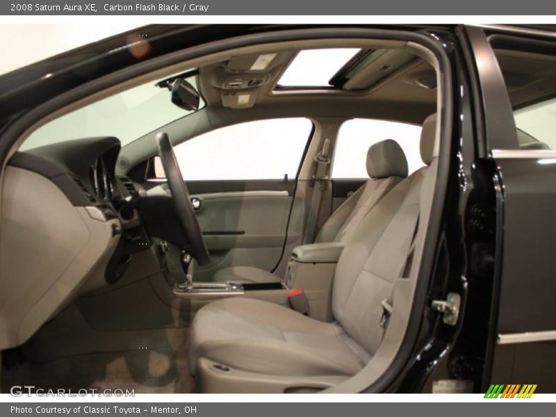 Carbon Flash Black / Gray 2008 Saturn Aura XE