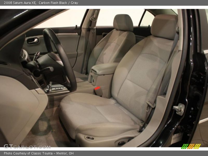 Carbon Flash Black / Gray 2008 Saturn Aura XE
