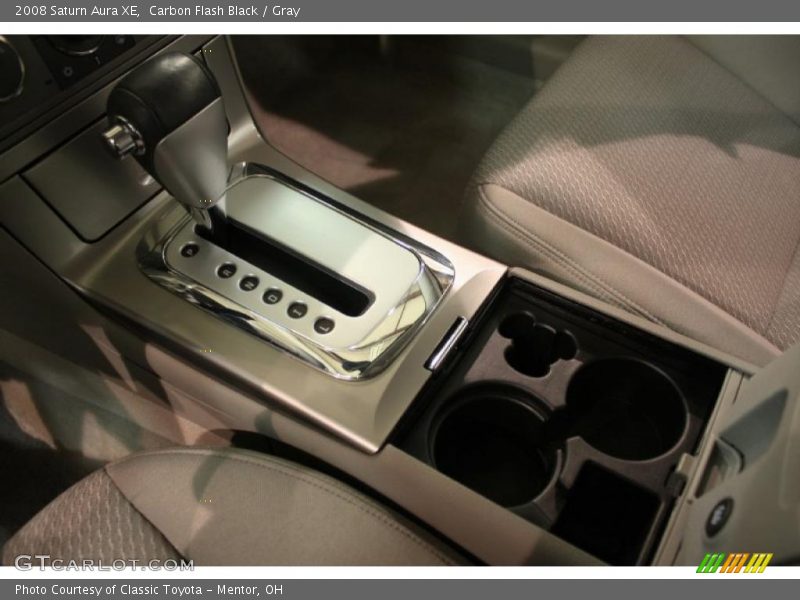 Carbon Flash Black / Gray 2008 Saturn Aura XE
