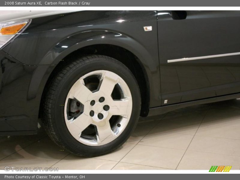 Carbon Flash Black / Gray 2008 Saturn Aura XE