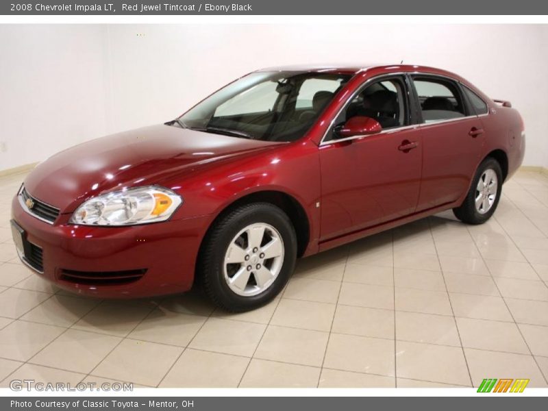 Red Jewel Tintcoat / Ebony Black 2008 Chevrolet Impala LT