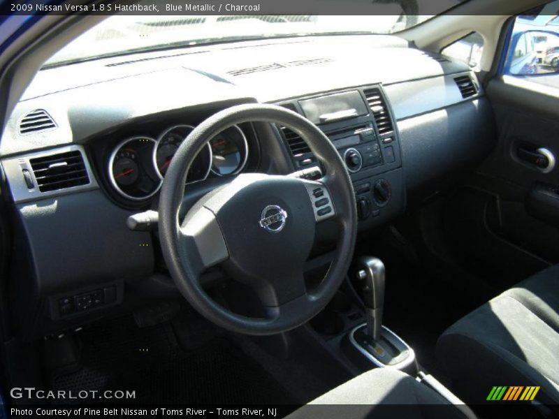 Blue Metallic / Charcoal 2009 Nissan Versa 1.8 S Hatchback