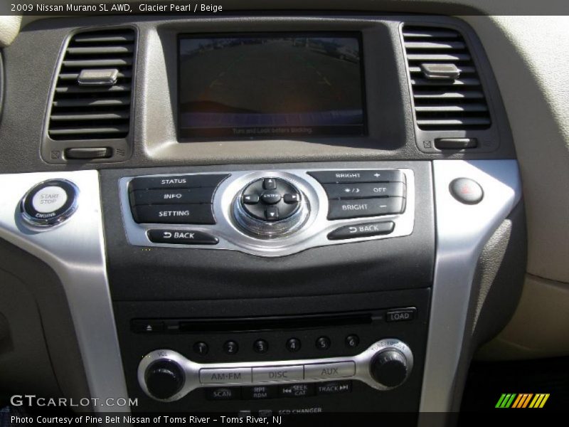 Glacier Pearl / Beige 2009 Nissan Murano SL AWD