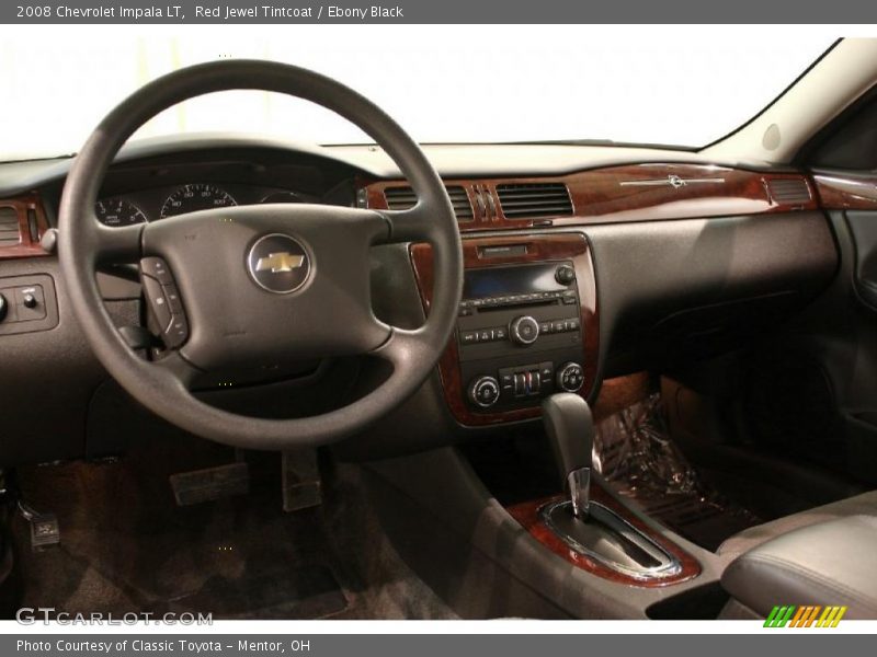 Red Jewel Tintcoat / Ebony Black 2008 Chevrolet Impala LT