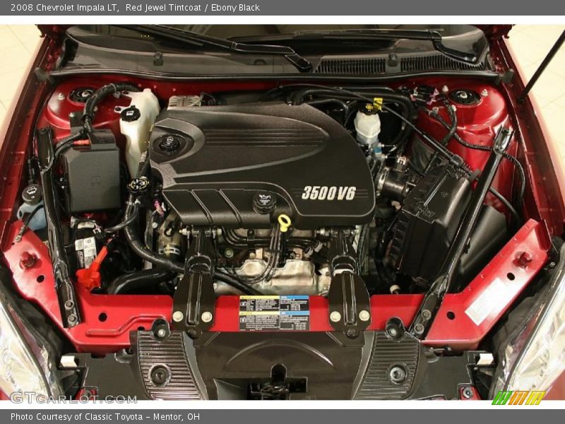 Red Jewel Tintcoat / Ebony Black 2008 Chevrolet Impala LT