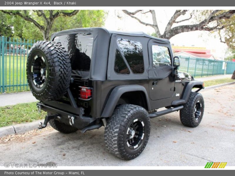 Black / Khaki 2004 Jeep Wrangler X 4x4