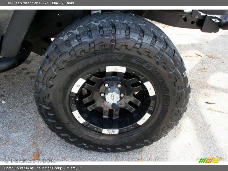 Black / Khaki 2004 Jeep Wrangler X 4x4
