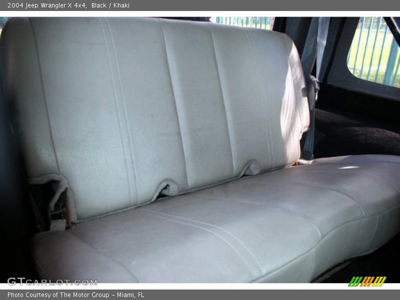 Black / Khaki 2004 Jeep Wrangler X 4x4