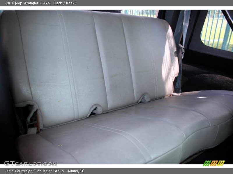 Black / Khaki 2004 Jeep Wrangler X 4x4