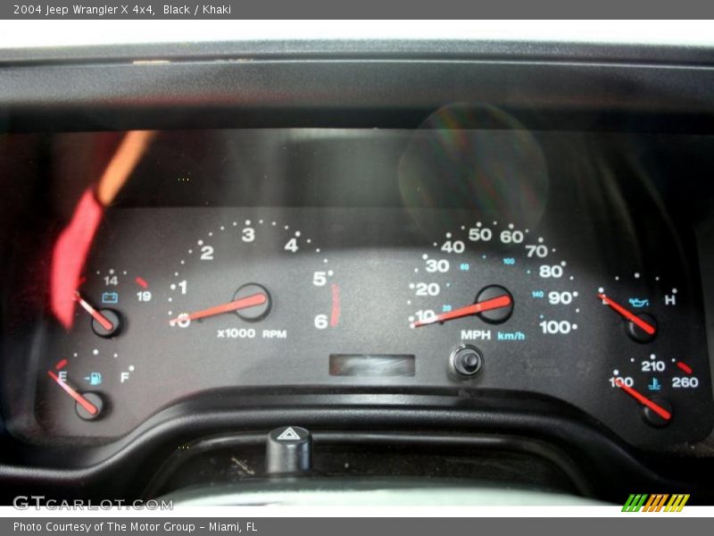 Black / Khaki 2004 Jeep Wrangler X 4x4