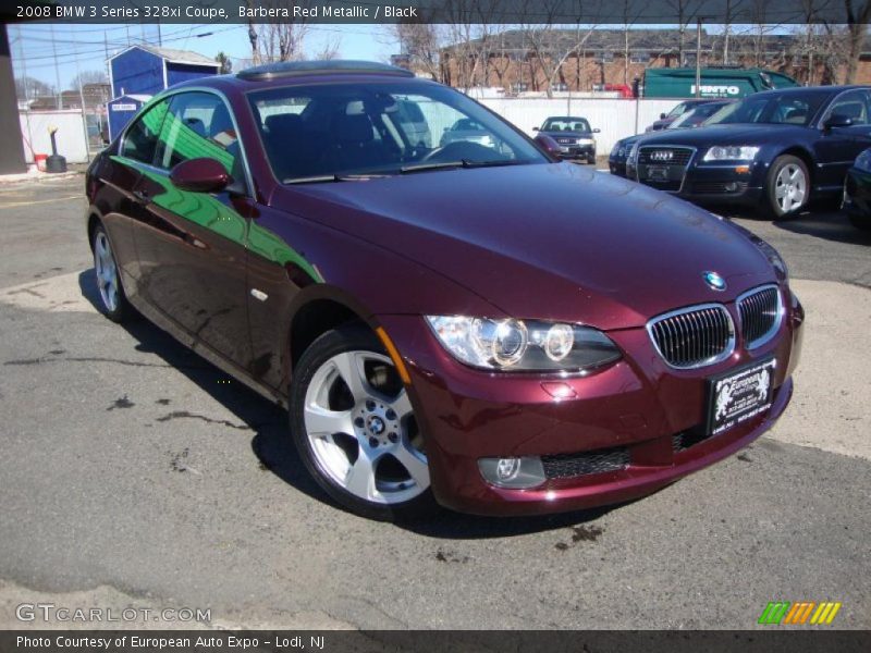 Barbera Red Metallic / Black 2008 BMW 3 Series 328xi Coupe