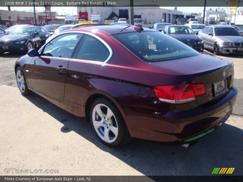 Barbera Red Metallic / Black 2008 BMW 3 Series 328xi Coupe