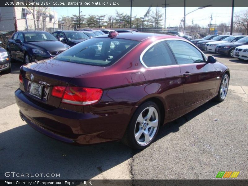 Barbera Red Metallic / Black 2008 BMW 3 Series 328xi Coupe