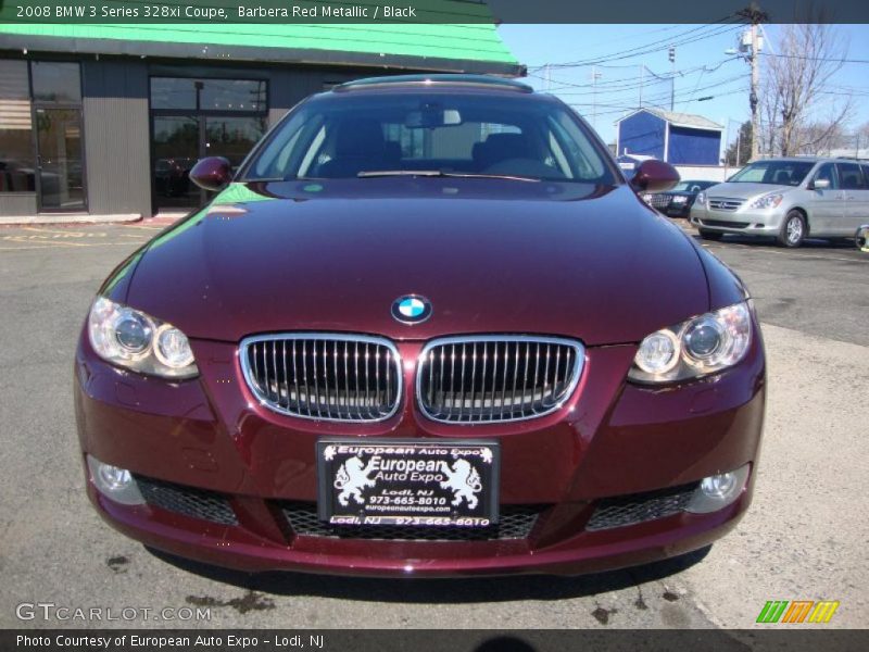 Barbera Red Metallic / Black 2008 BMW 3 Series 328xi Coupe