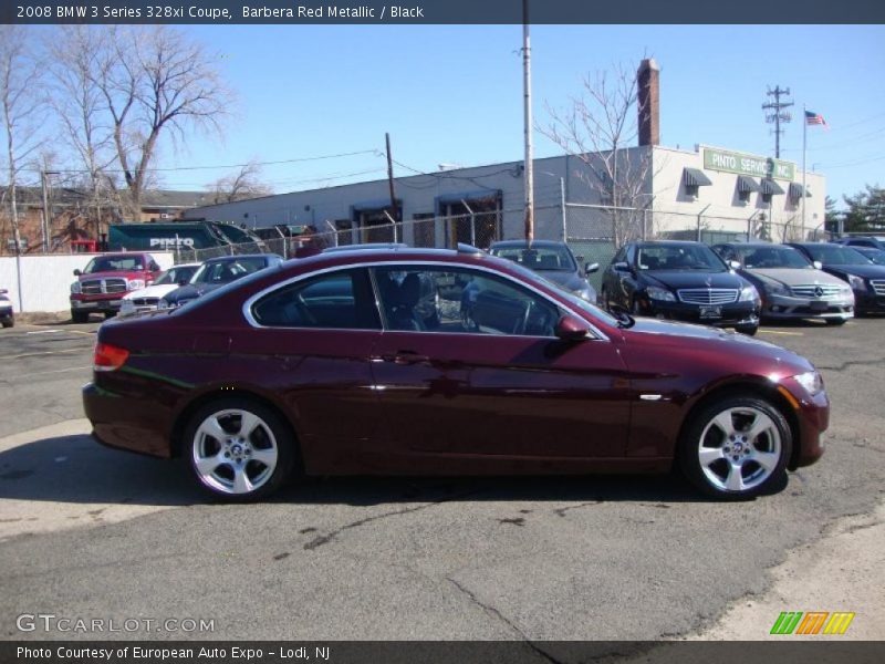 Barbera Red Metallic / Black 2008 BMW 3 Series 328xi Coupe