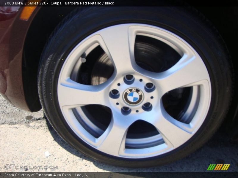 Barbera Red Metallic / Black 2008 BMW 3 Series 328xi Coupe