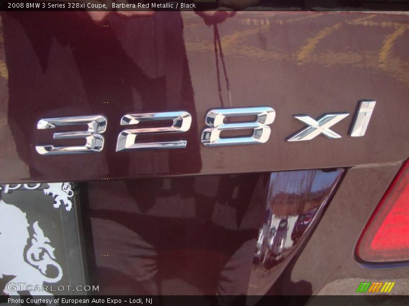 Barbera Red Metallic / Black 2008 BMW 3 Series 328xi Coupe