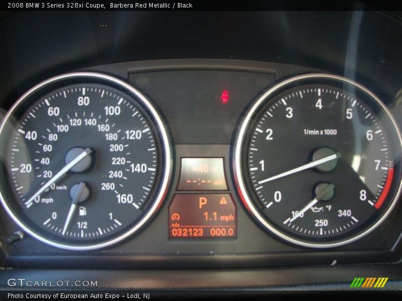 Barbera Red Metallic / Black 2008 BMW 3 Series 328xi Coupe