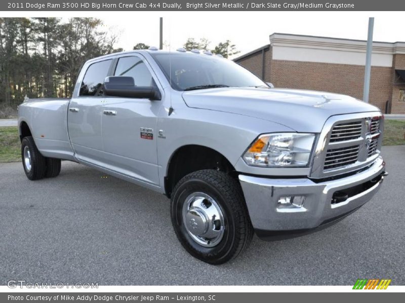 Front 3/4 View of 2011 Ram 3500 HD Big Horn Crew Cab 4x4 Dually