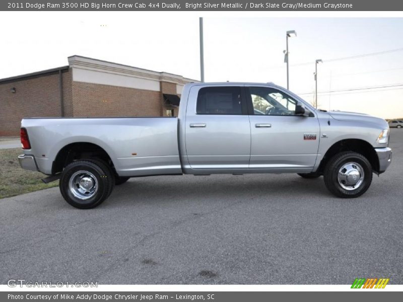  2011 Ram 3500 HD Big Horn Crew Cab 4x4 Dually Bright Silver Metallic