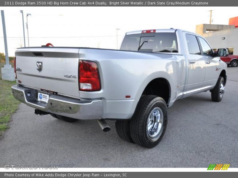  2011 Ram 3500 HD Big Horn Crew Cab 4x4 Dually Bright Silver Metallic