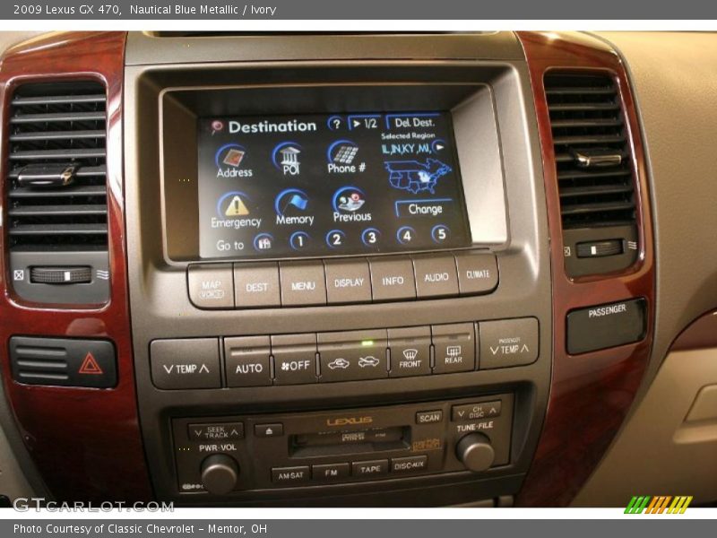 Controls of 2009 GX 470