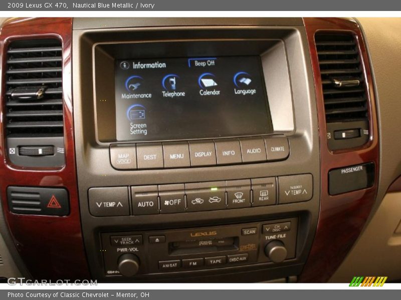 Nautical Blue Metallic / Ivory 2009 Lexus GX 470