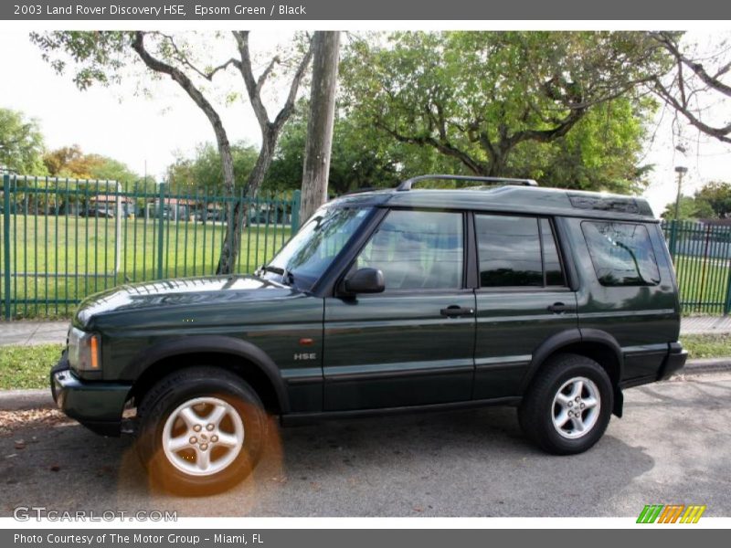 Epsom Green / Black 2003 Land Rover Discovery HSE