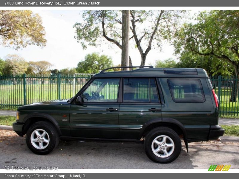 Epsom Green / Black 2003 Land Rover Discovery HSE