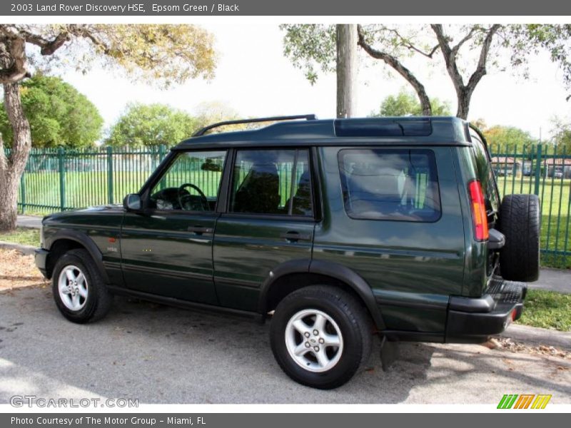 Epsom Green / Black 2003 Land Rover Discovery HSE