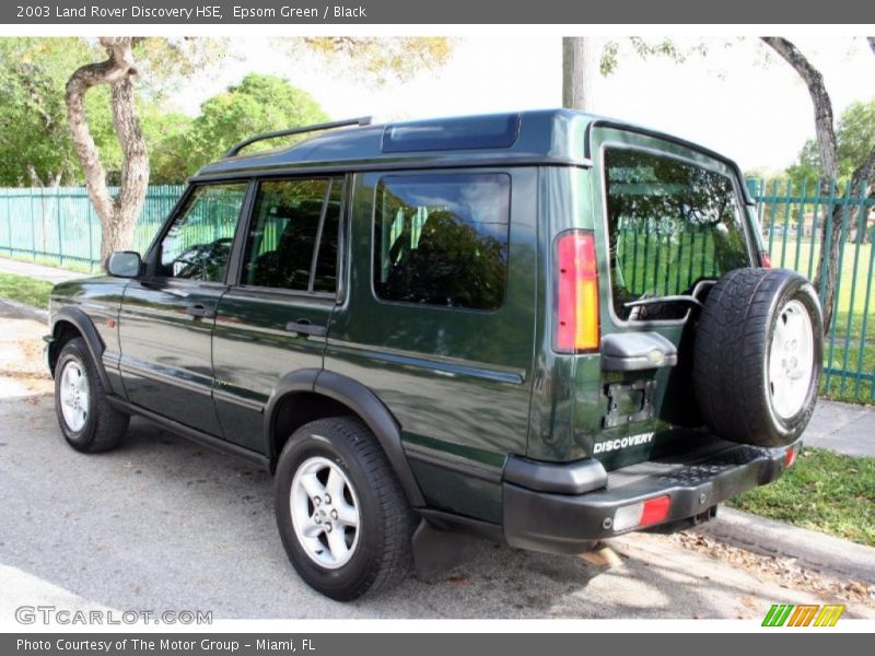 Epsom Green / Black 2003 Land Rover Discovery HSE