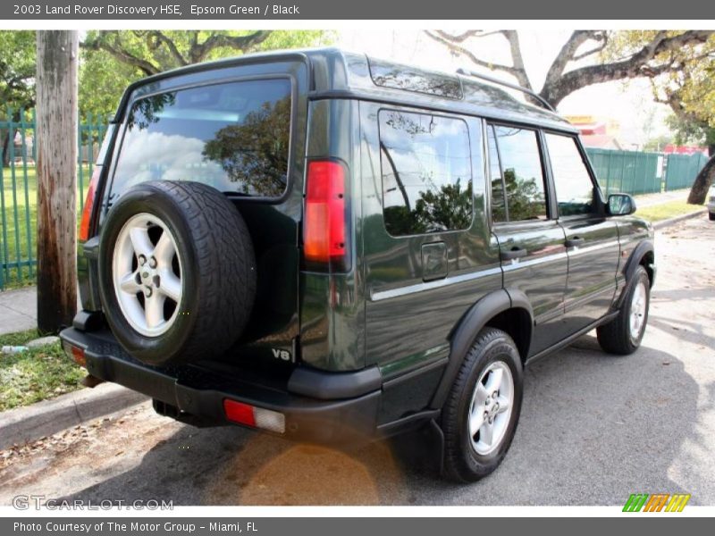 Epsom Green / Black 2003 Land Rover Discovery HSE