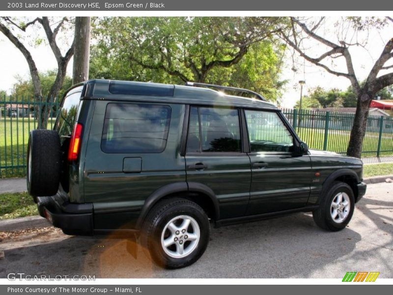 Epsom Green / Black 2003 Land Rover Discovery HSE