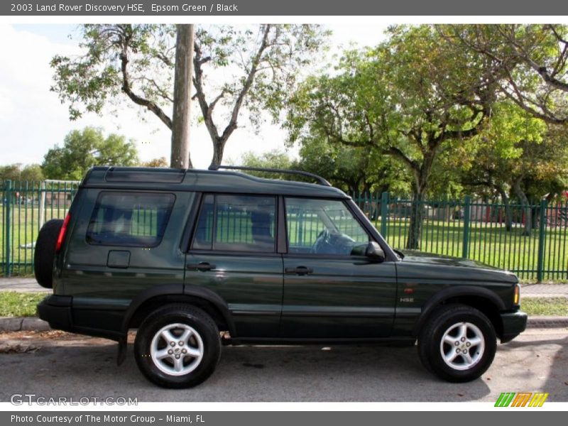 Epsom Green / Black 2003 Land Rover Discovery HSE